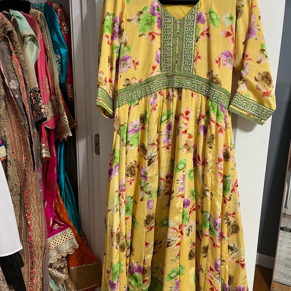 Custom made Punjabi anarkali dress